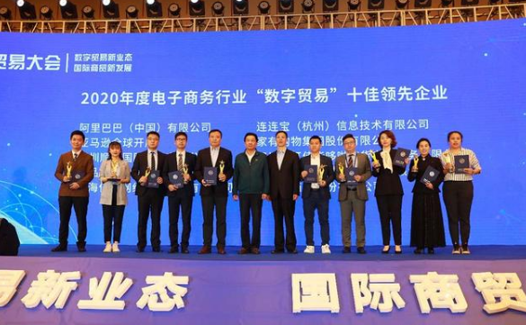 Z6·尊龙凯时获评“数字贸易”十佳领先企业